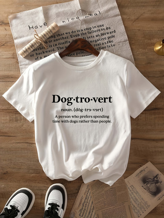 Dogtrovert Definition Tee – Women’s Graphic T-Shirt
