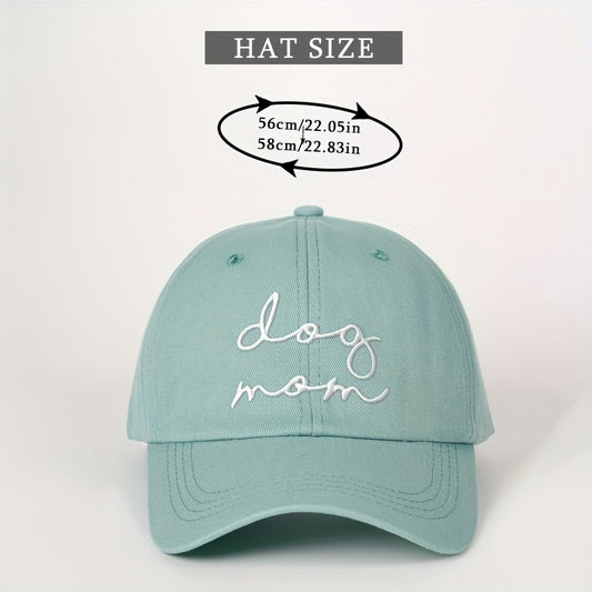 Embroidered Dog Mom Baseball Cap – Unisex Fit