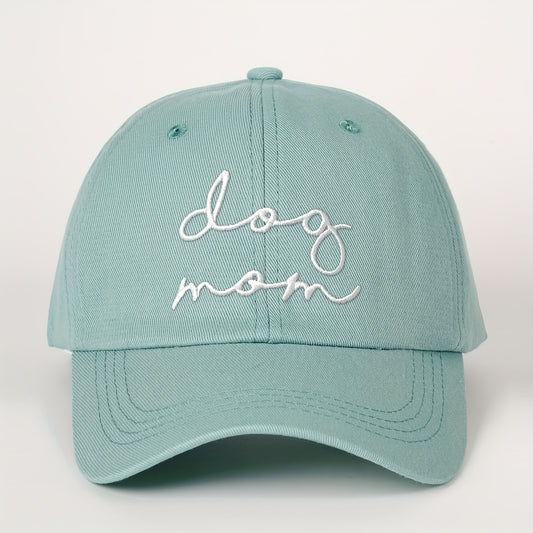 Embroidered Dog Mom Baseball Cap – Unisex Fit
